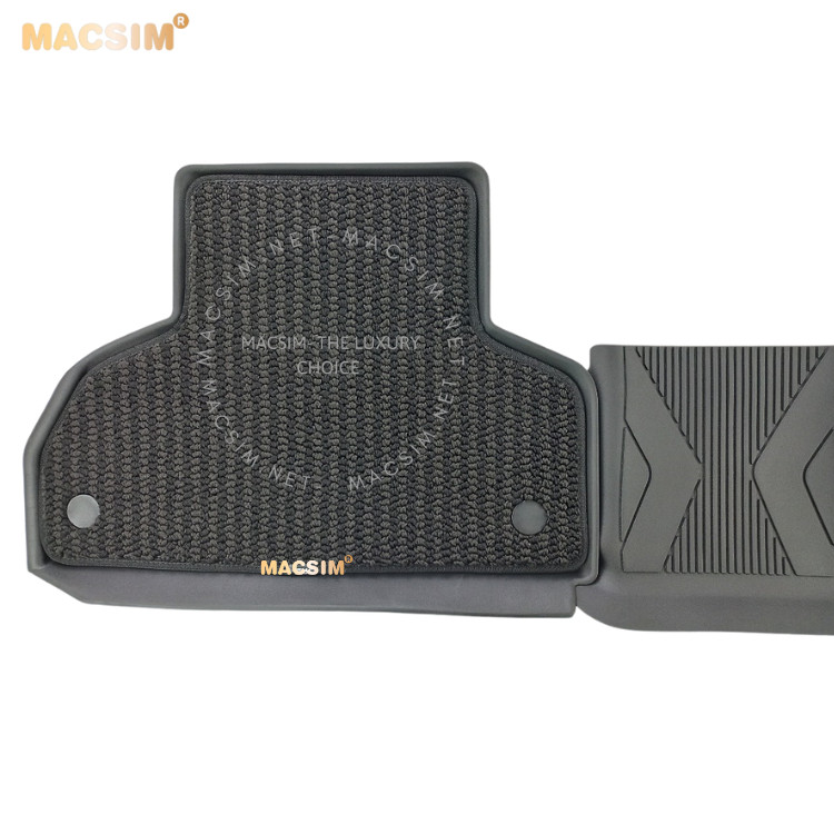 Thảm lót sàn ô tô 2 lớp cao cấp dành cho xe BMW X5 2014-2018 nhãn hiệu Macsim 3w chất liệu TPE