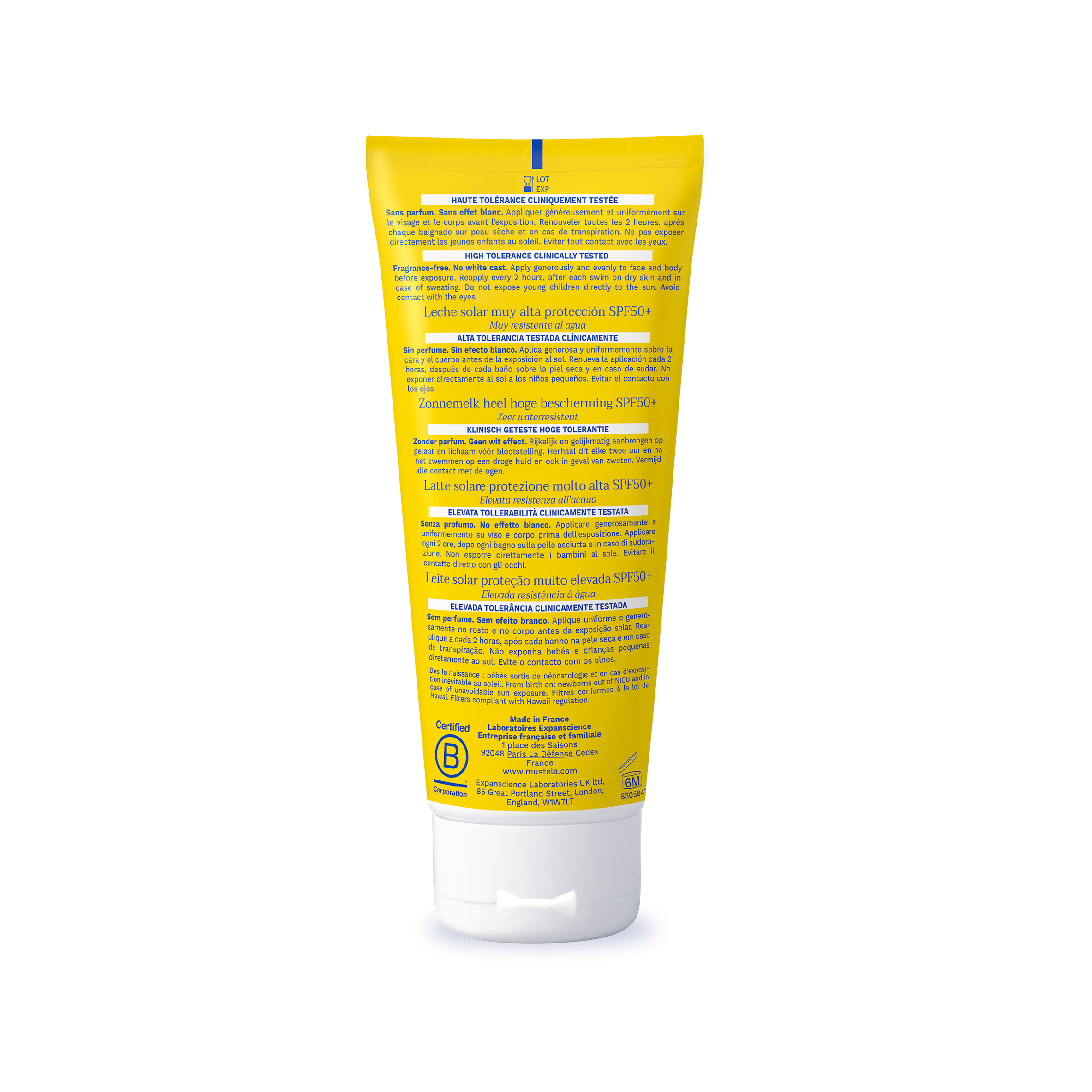 Kem Chống Nắng Cho Trẻ Sơ Sinh Và Em Bé Mustela Spf 50+ (100ml)