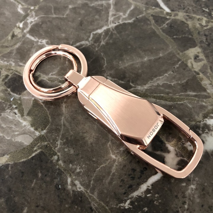 Móc chìa khóa đa năng ô tô, xe máy Jobon ZB-8780 - Chất liệu làm từ thép hợp kim cao cấp không gỉ và kẽm hợp kim nên rất nhẹ và bền màu - HÀNG NHẬP KHẨU
