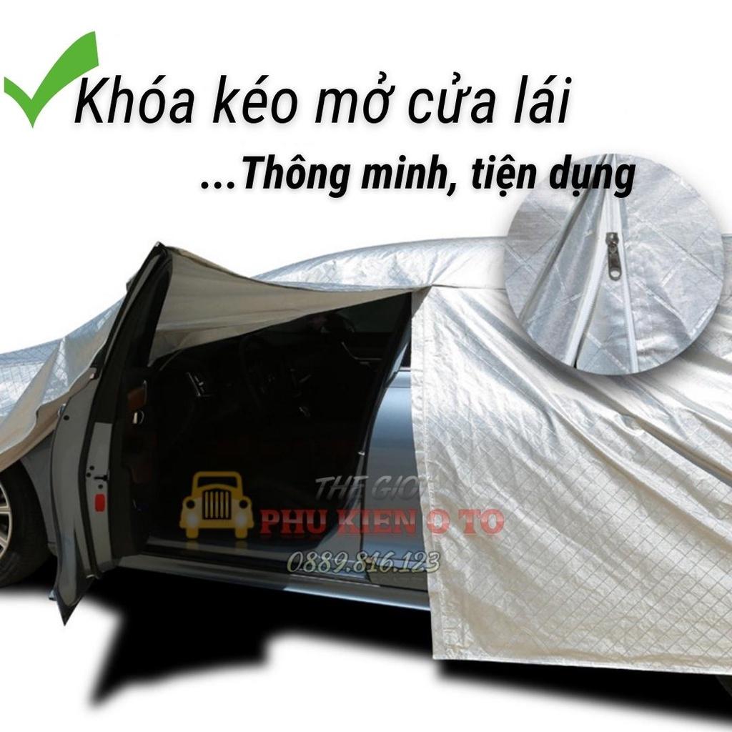 Bạt Phủ Xe Ô Tô Kia Morning, Soluto, Cerato, Seltos, K3, Rondo, Optima, Sorento, Sedona, Chất Liệu Bạt Tráng Nhôm 3 lớp