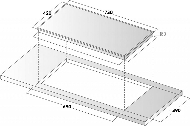 Bếp từ đôi Sevilla SV-555 - Hàng Chính Hãng