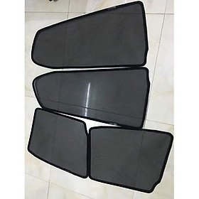  bộ chắn nắng theo phom xe ô tô chất liệu vải lưới gắn nam châm hút dành cho xe KIA MORNING 2019-2020-2021: