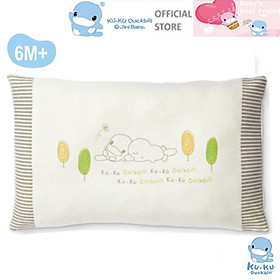 gối lõm chống méo đầu cho bé chất liệu hữu cơ organic KU.KU Duckbill ku2052 KU2053