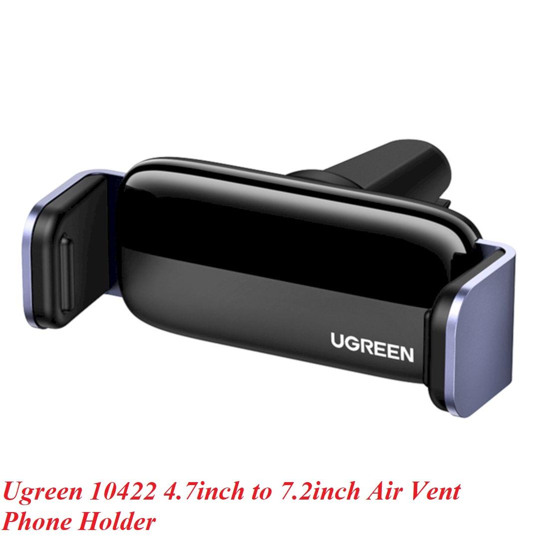 Ugreen UG10422LP120TK 4.7inch đến 7.2inch xoay 360 độ Màu Đen viền Xám Giá Kẹp điện thoại trên khe thông gió ô tô - HÀNG CHÍNH HÃNG
