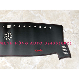 Thảm taplo da carbon xe KIA Cerato 2019 2020 2021 cao cấp