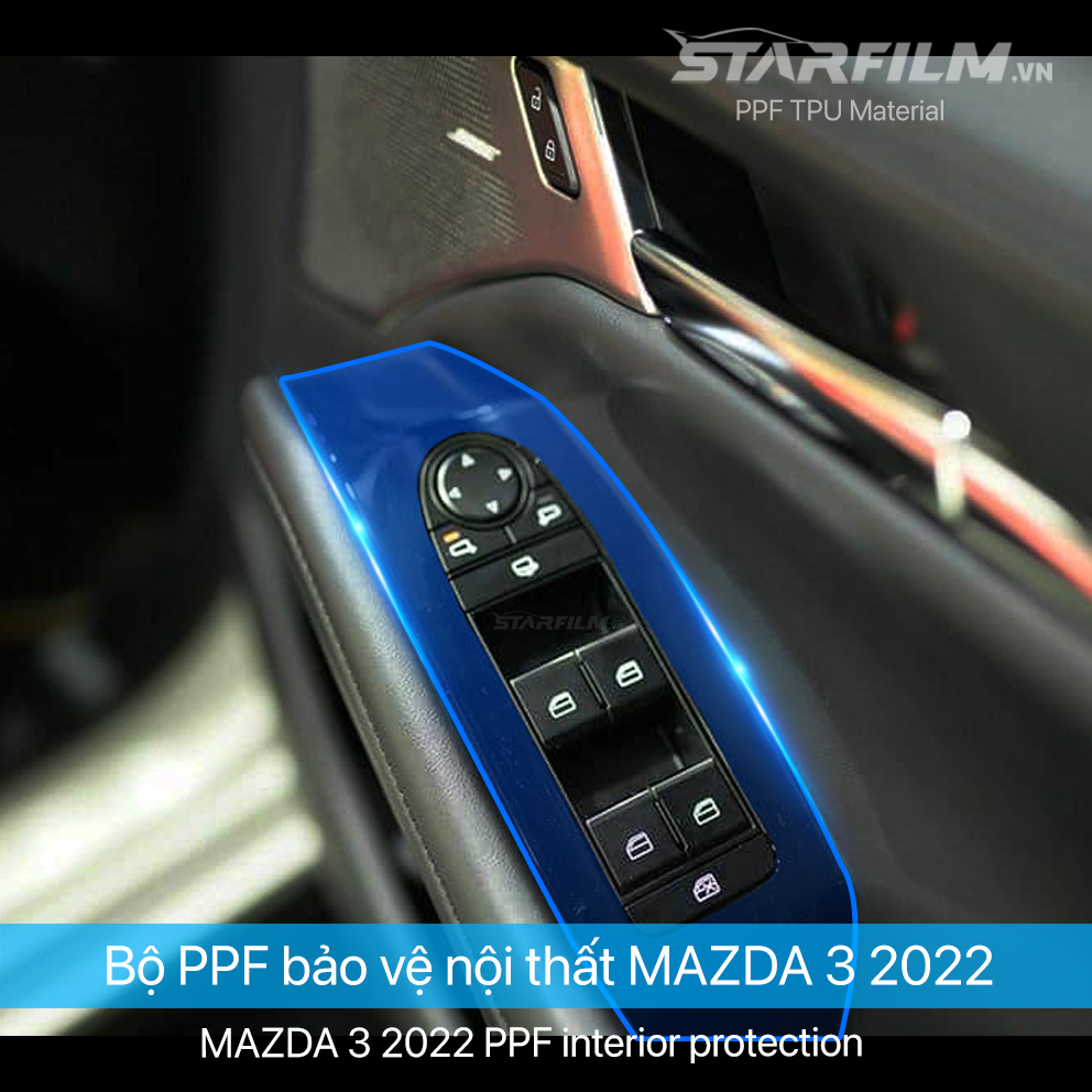 Mazda 3 2021-2022 PPF TPU chống xước tự hồi phục STAR FILM