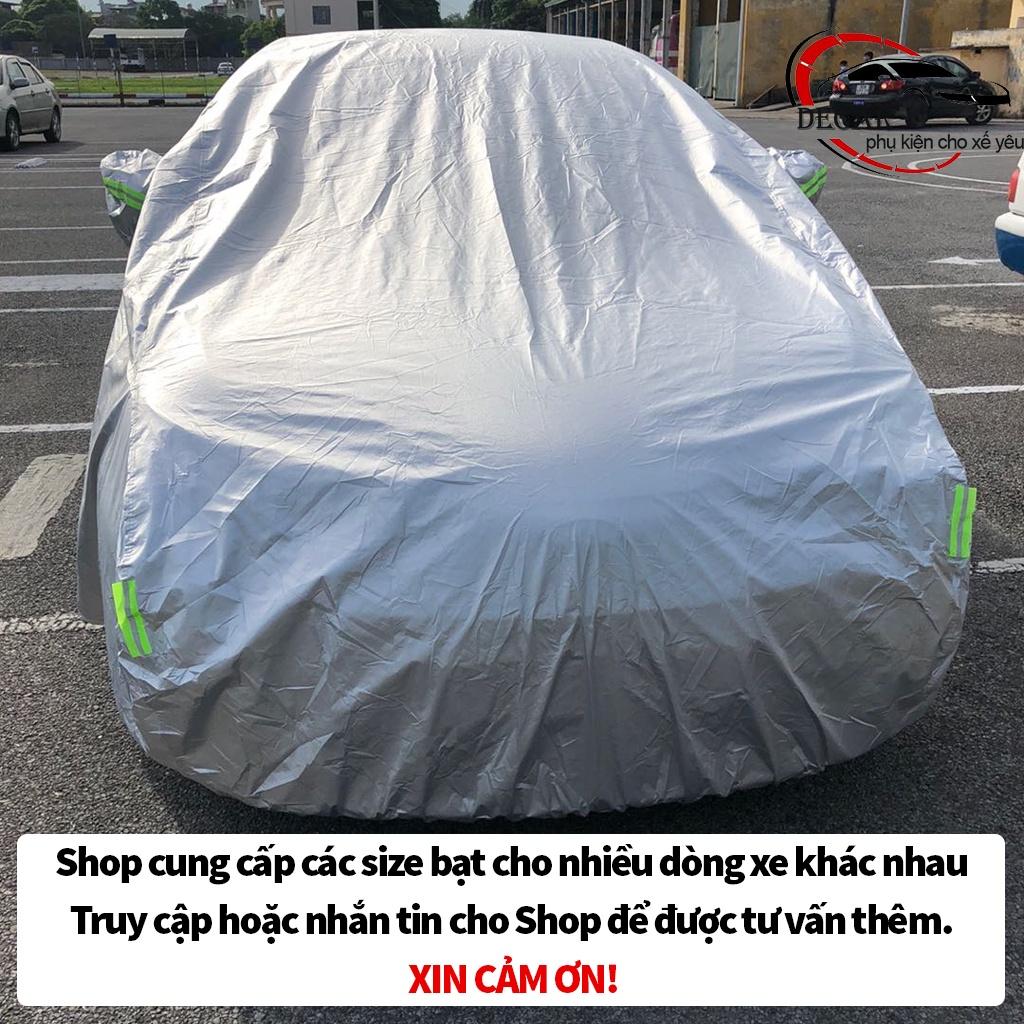 Bạt phủ xe ô tô 3 lớp thông minh, chất liệu vải dù oxford cao cấp, áo trùm bảo vệ xe 7 chỗ innova