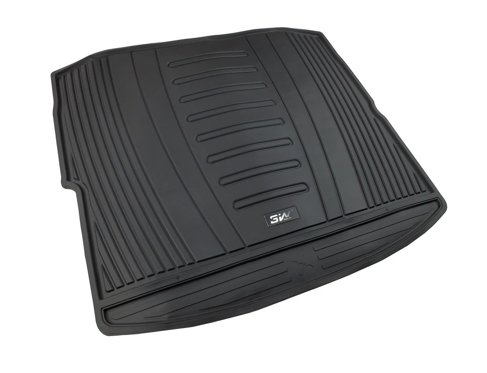 Thảm lót cốp xe ô tô Audi A3 2014 - 2020 nhãn hiệu Macsim 3W chất liệu TPE cao cấp màu đen