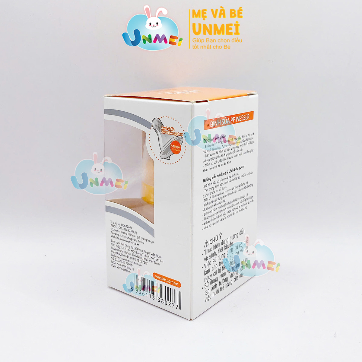 Bình Sữa PP Wesser - (Giao màu ngẫu nhiên)