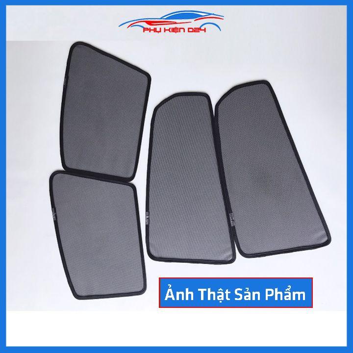 Bộ 4 rèm chắn nắng nam châm Civic 2016-2017-2018-2019 khung cố định chống tia UV
