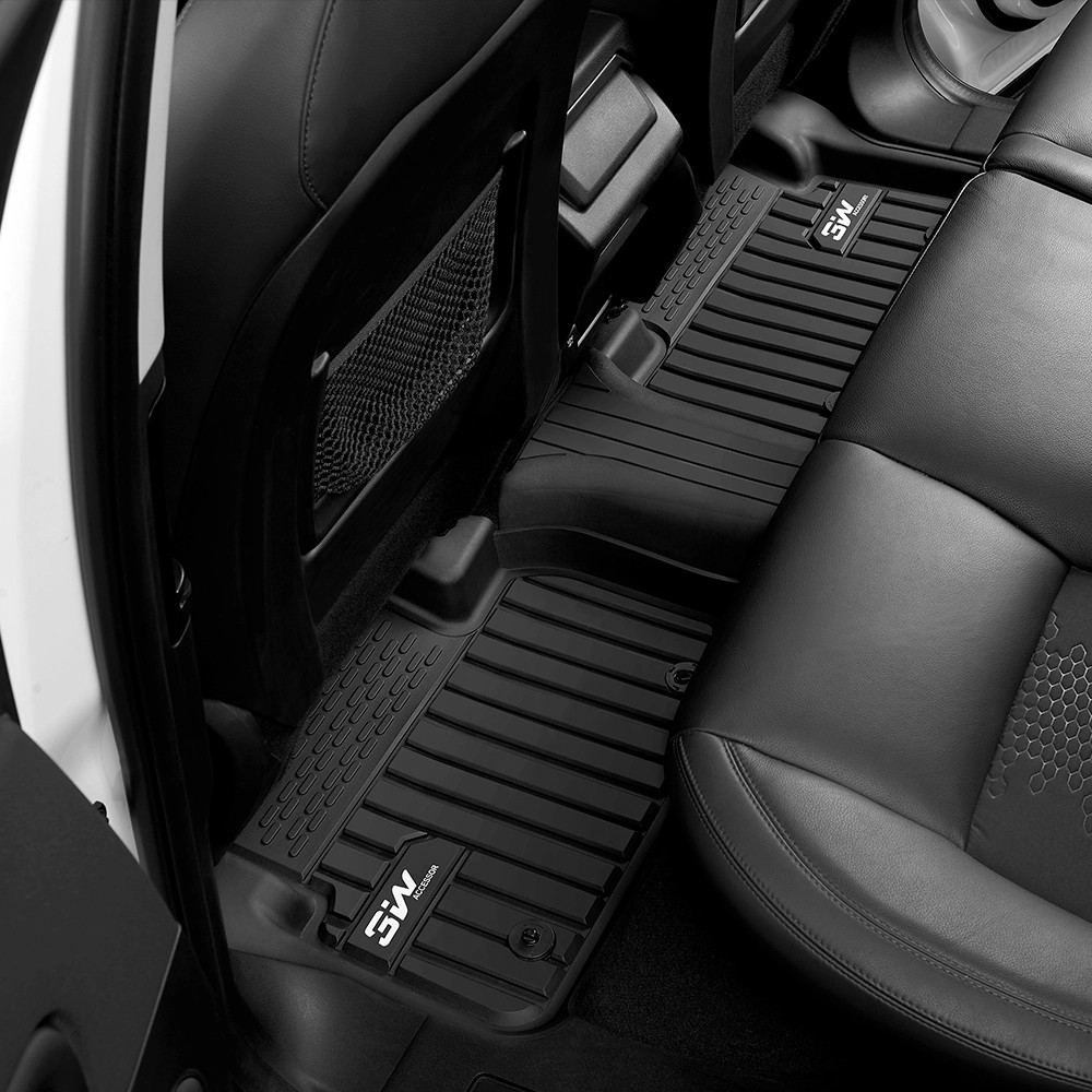 Thảm lót sàn xe ô tô LANDROVER EVOQUE 2009-2018 Nhãn hiệu Macsim 3W chất liệu nhựa TPE đúc khuôn cao cấp - màu đen