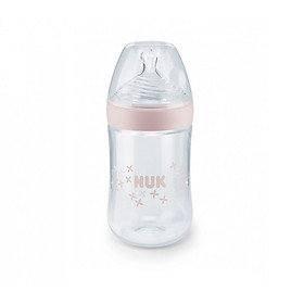 Bình sữa NUK Nature Sense nhựa PP 260ml núm ti Silicone S1 - M (Giao ngẫu nhiên)