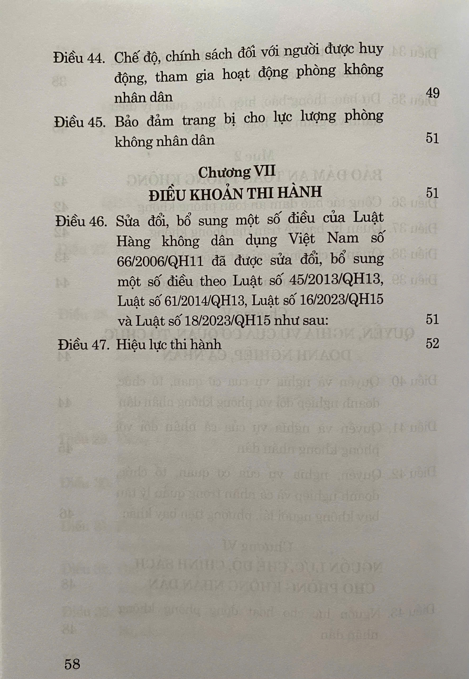 Luật Phòng Không Nhân Dân Năm 2024
