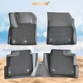 Thảm 2 lớp (sd3) dạng lưới lục giác cho Mitsubishi Attrage 2023+  bề mặt cao su siêu sạch nhãn hiệu Macsim