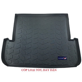 Thảm lót cốp xe ô tô Mitsubishi Pajero 2011-2016 nhãn hiệu Macsim chất liệu TPV cao cấp màu đen (D0232)