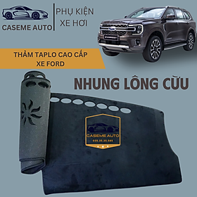 [FORD] Thảm Taplo 3 Lớp Dành Cho Các Xe Hãng FORD, Nhung Lông Cừu Cao Cấp - Hàng Chính Hãng