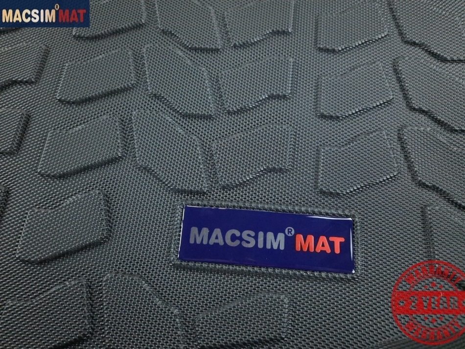 Thảm lót cốp xe ô tô Chevrolet Captiva 2012- nay nhãn hiệu Macsim chất liệu TPV cao cấp màu đen(132)