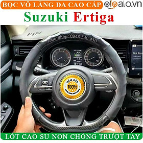 Bọc vô lăng ô tô Suzuki Ertiga Lót CaoSu Non Cao Cấp Chống Trượt Tay