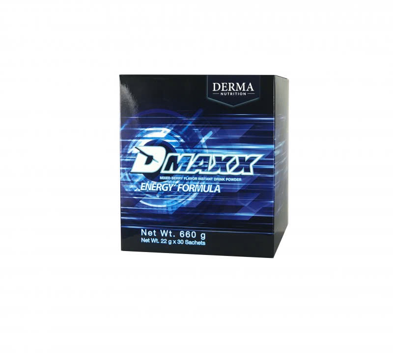 DMAXX thức uống bổ sung vitamin năng lượng có đường DAMODE 20 gói dùng thử màu xanh
