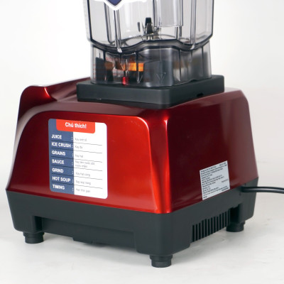 Sinh Tố Công Nghiệp Gali GL-1529R Dung tích 2 Lít, Motor 100% dây đồng đảm bảo độ bền bỉ, bảng điều khiển dạng cảm ứng, lưỡi dao bằng thép không gỉ. Hàng chính hãng bảo hành 24 tháng