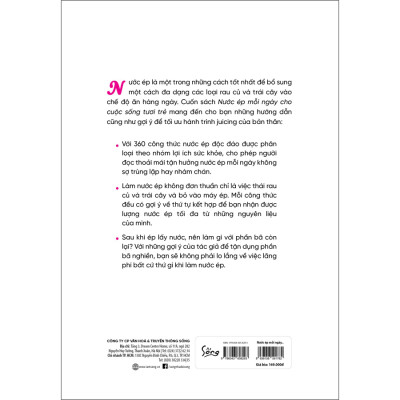 JUICE - NƯỚC ÉP MỖI NGÀY CHO CUỘC SỐNG TƯƠI TRẺ