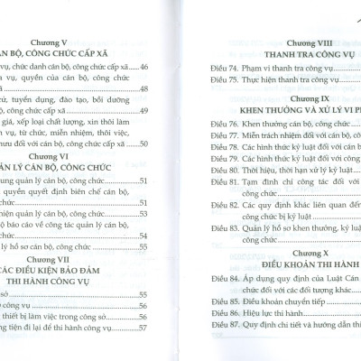 Luật Cán Bộ, Công Chức Và Văn Bản Hướng Dẫn Thi Hành