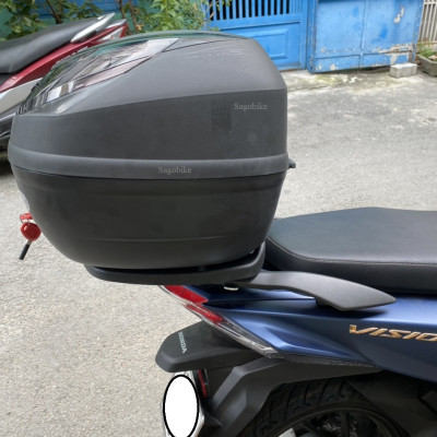 Thùng Givi E250N2 kèm đế và ốc gắn cho xe Vision 2022, thùng xe Vision 2022 mới