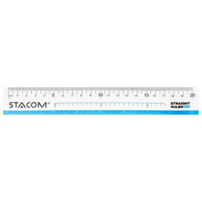Thước Nhựa Dẻo 20 cm - Stacom SR220