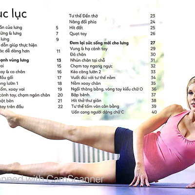 Sách Lò Xo - 15 Phút Tập Lưng (Kèm 1 DVD)