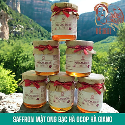 SAFFRON MẬT ONG BẠC HÀ OCOP HÀ GIANG CHÍNH HÃNG, MẬT ONG BẠC HÀ SAFFRON VIETGAP CHÍNH HÃNG HÀ GIANG