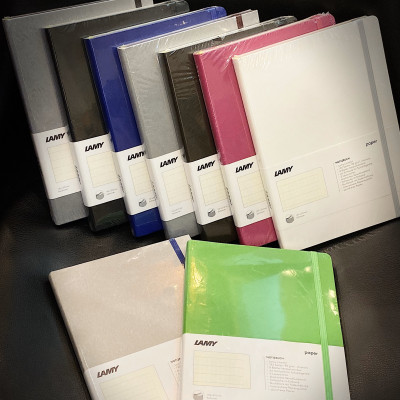 Gift Set Lamy Notebook A6 Softcover Blue + Lamy Logo Black - GSA6-Lo002