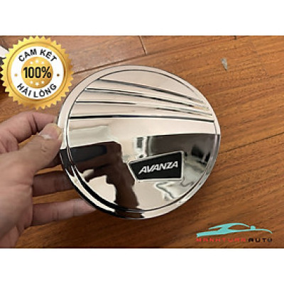 Ốp nắp bình xăng xe Toyota Avanza 2021 2022 2023 Mạ Crom cao cấp