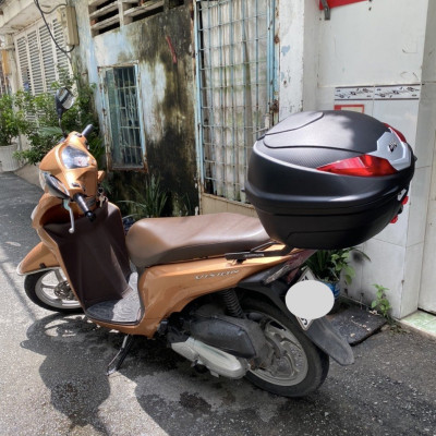 Thùng givi B360N kèm đế đệm MP70N và ốc gắn, thùng gắn sau xe máy givi