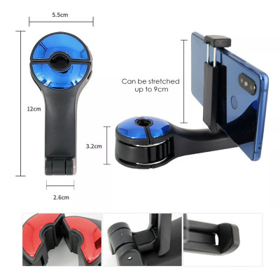 Móc Treo Đồ Sau Ghế Có Giá Đỡ Điện Thoại Dành Cho Xe Hơi