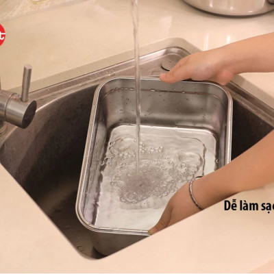 Bộ 5 hộp inox iMAT dùng vi sóng