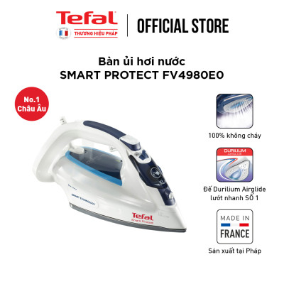 Combo Nồi cơm điện cơ Tefal RK361168 - 1.5L & Bàn ủi hơi nước Tefal Smart Protect FV4980E0 - Hàng chính hãng
