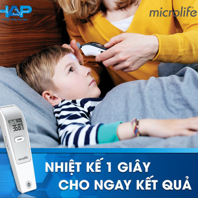 [Đo nhanh , Chính Xác Trong 1 Giây] Nhiệt kế hồng ngoại đo trán Microlife FR1MF1 - Thương Hiệu Thụy Sĩ 