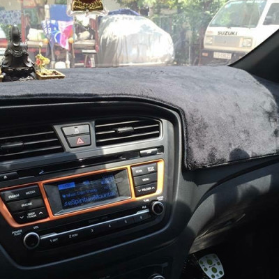 Thảm Nỉ Chống Nóng Táp Lô Xe Ô Tô Mitsubishi Attrage 2015 CATA TAPLOMITATT - 15 (Đen)