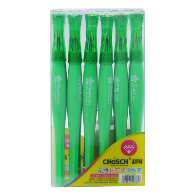 Hộp 12 Cây Viết Kim Cương 885 - Xanh Lá