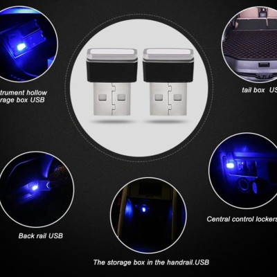 Đèn led usb led cắm vào xe oto Mini USB Xe Hơi 