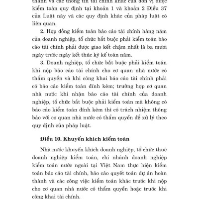 Luật Kiểm toán độc lập năm 2011 (sửa đổi, bổ sung năm 2015, 2024)