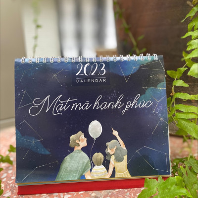 Lịch Để Bàn 2023 - Mật Mã Hạnh Phúc ( Bách Việt )
