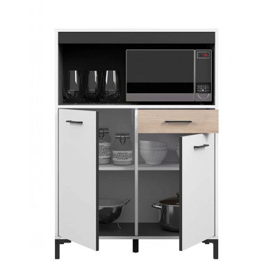 Tủ nhà bếp bằng gỗ thiết kế nho gọn SMLIFE Dumama