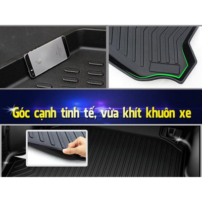 Brio,Lót cốp nhựa dẻo xe Honda Brio 2018 2019 2020 2021