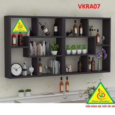 Kệ trang trí treo tường VKRA07A - Nội thất lắp ráp