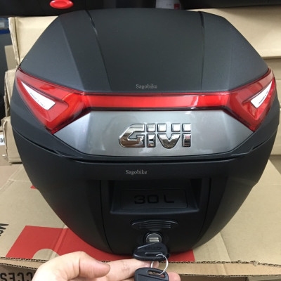 Thùng Givi C30N, kèm đế, ốc gắn, thùng gắn sau xe máy 30 lit