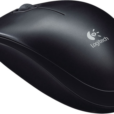 Chuột máy tính Logitech B100 Đen - Hàng chính hãng
