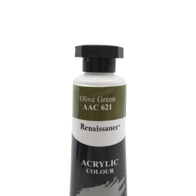 Tuýp Màu Acrylic 45 ml - Renaissance #621 - Olive Green