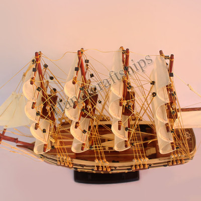Mô hình thuyền buồm gỗ Jylland cao cấp 51cm (có video)