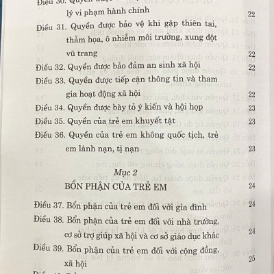 Luật Trẻ Em  ( Hiện hành ) ( Sửa đổi, bổ sung năm 2018)